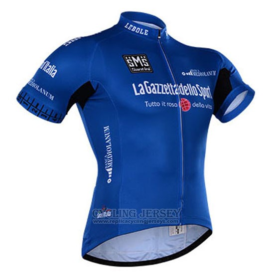 2015 Cycling Jersey Giro D'italy Blue Short Sleeve and Bib Short